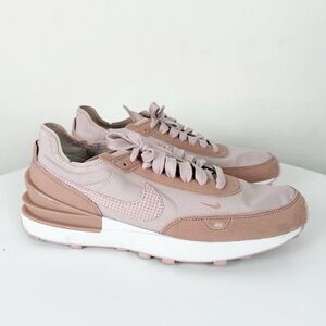 Nike Waffle One sneakers in pink oxford
